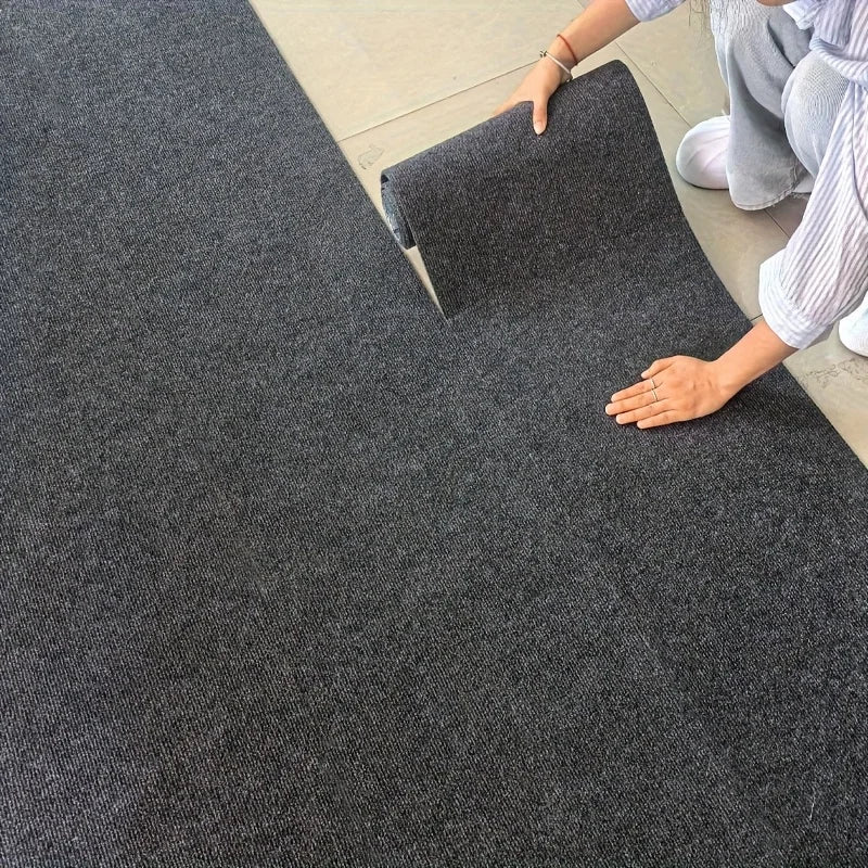 tapis adhésif gris texture tissée antidérapant moderne intérieur maison cuisine salle bain