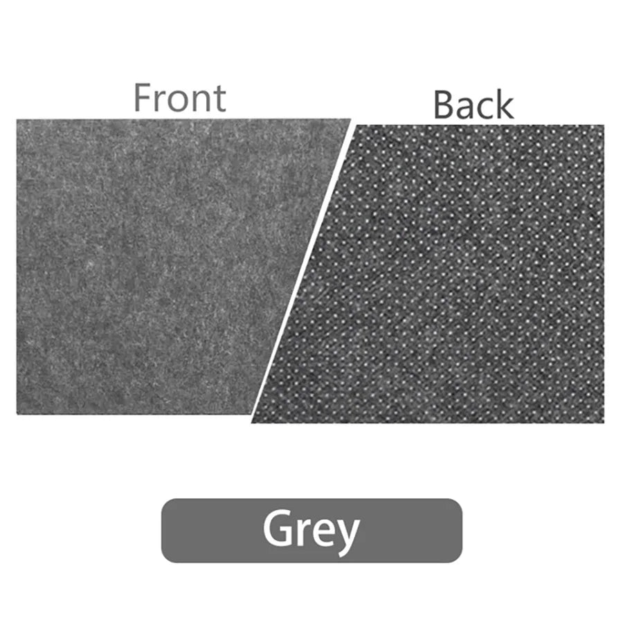 tapis souris feutré gris blanc anti dérapant minimaliste moderne 40x80cm