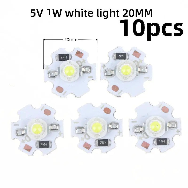ampoules led 1w 3w 5v 12v blanc chaud circulaires modernes 16mm 20mm