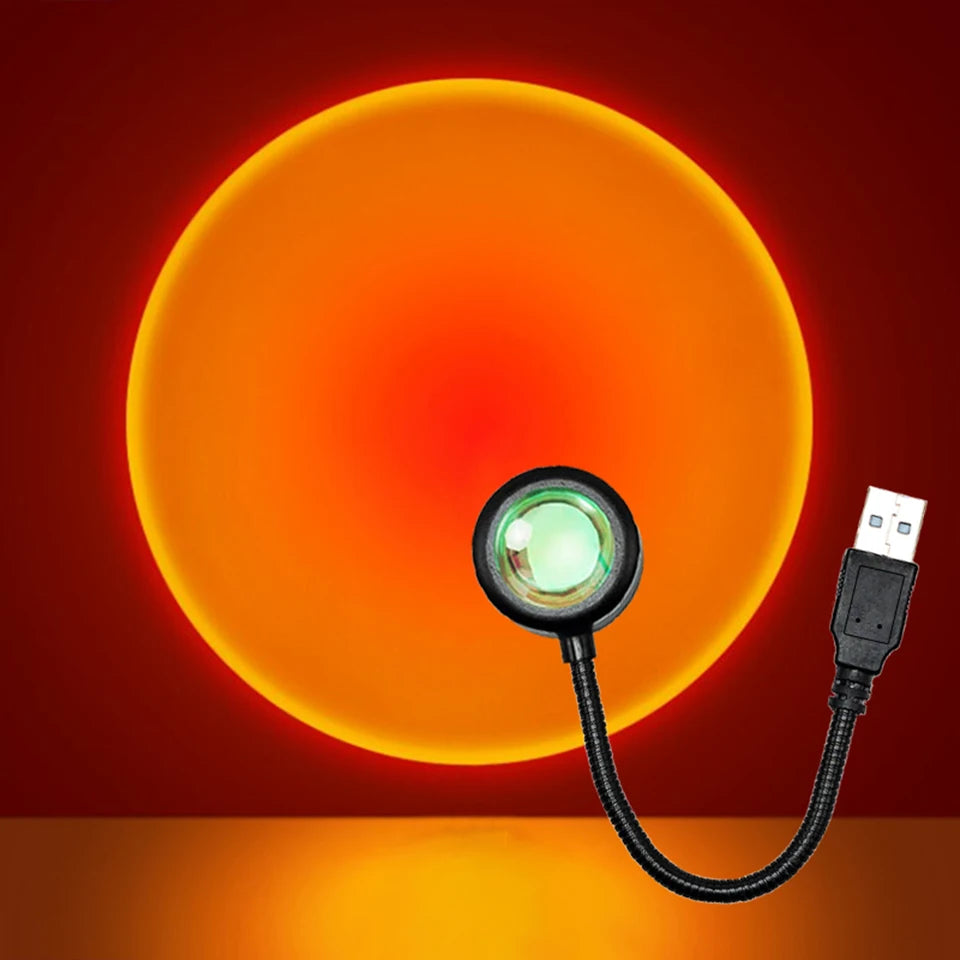 Veilleuse LED rouge comme décoration murale moderne