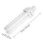 ampoule fluorescente compacte 13w blanc moderne opacité lisse tringle câble électrique pin downlight