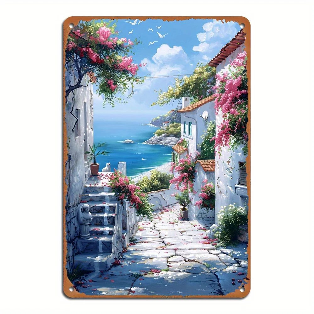 plaque décorative moderne minimaliste aluminium argenté lisse brossée 15x20cm 20x30cm 30x40cm