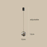 Suspension lumineuse moderne sphérique brillante noir argent or salon chambre