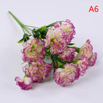 décoration extérieure moderne bouquet fleurs artificielles jaune rose rouge violet blanc simple minimaliste