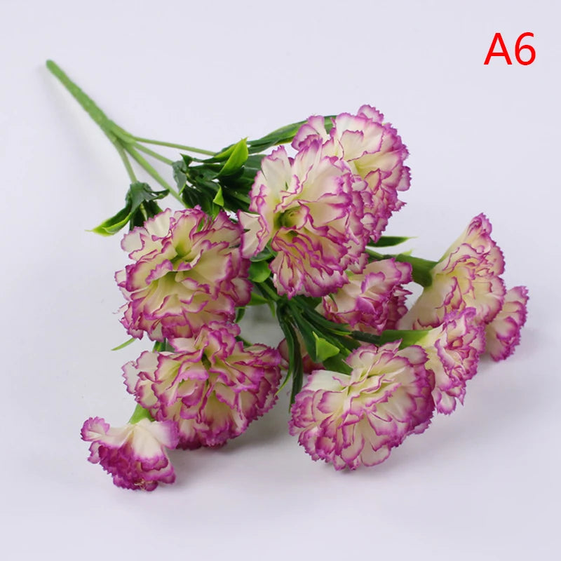décoration extérieure moderne bouquet fleurs artificielles jaune rose rouge violet blanc simple minimaliste