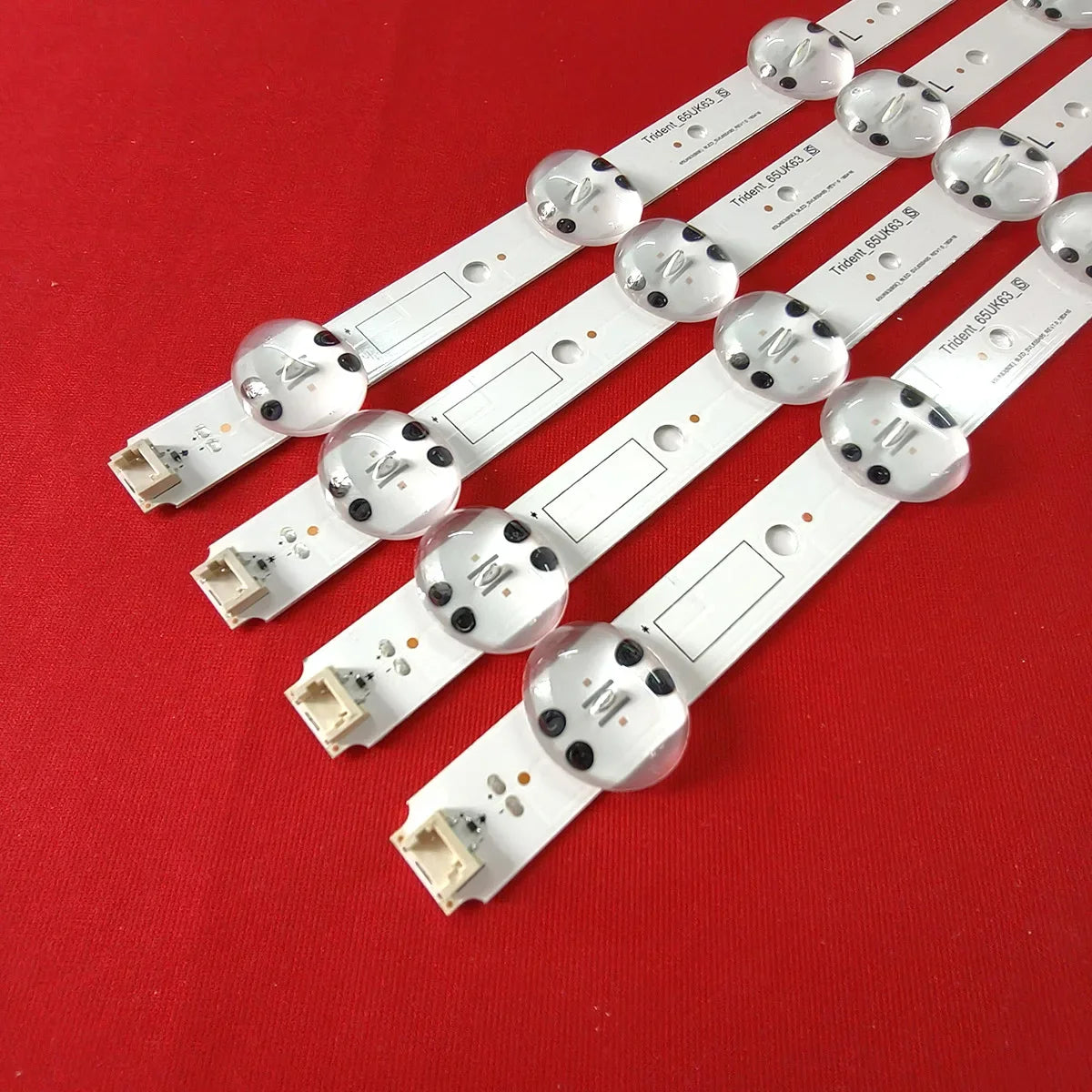 bande led blanc moderne leds 713mm 6v connecteurs fixations