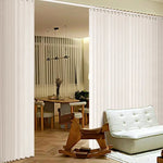 rideau moderne rayures verticales blanc gris bleu noir opacifiant insonorisation chambre salon