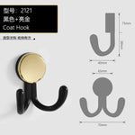 porte clefs mural bois cerf noir or crochet accroche murale