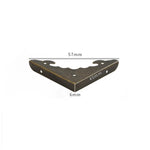 protections d'angle decoratives or bronze ornements floraux vintage fixations maison woodworking echangement