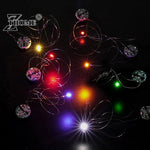 lampe magnétique led multicolore moderne filaments lumineux batterie câble connexion