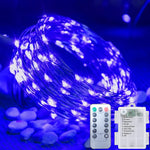 guirlande lumineuse led multicolore 50 100 200 300 led télécommande modes moderne étanche