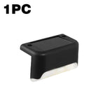 lumière solaire extérieure noire ip65 moderne pièces éclairage marche led minimaliste