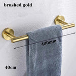 porte serviettes bain mural acier inoxydable noir mat moderne salle bain