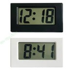 horloge numérique noir blanc moderne affichage lcd rectangulaire