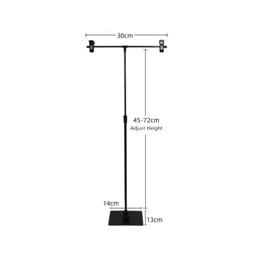 support d'affichage réglable acier inoxydable noir moderne clips ajustement hauteur affiche clip aluminium base