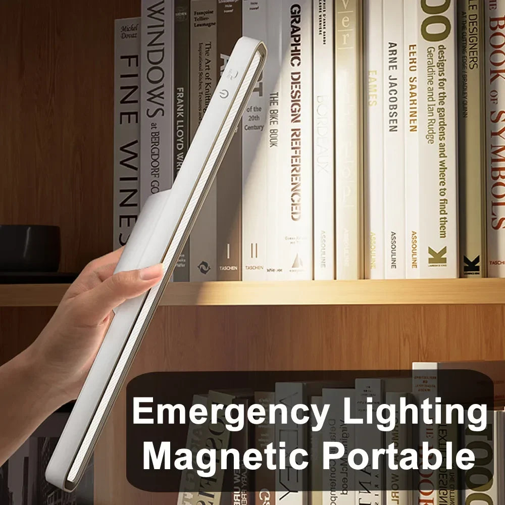 lampe led table rechargeable batterie lithium blanc moderne minimaliste adhésive gradation continue