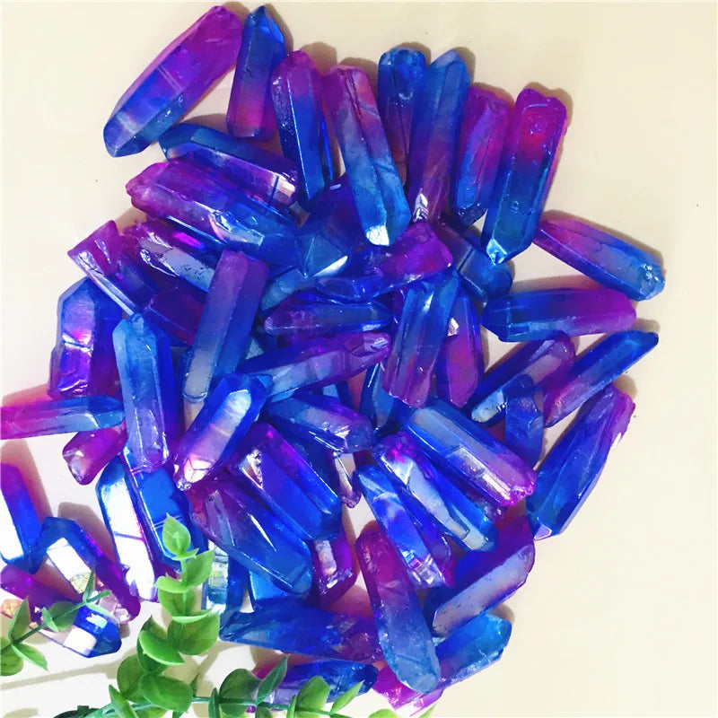 cristaux agate violet bleu ombre chromatique naturels décoration maison feng shui amour