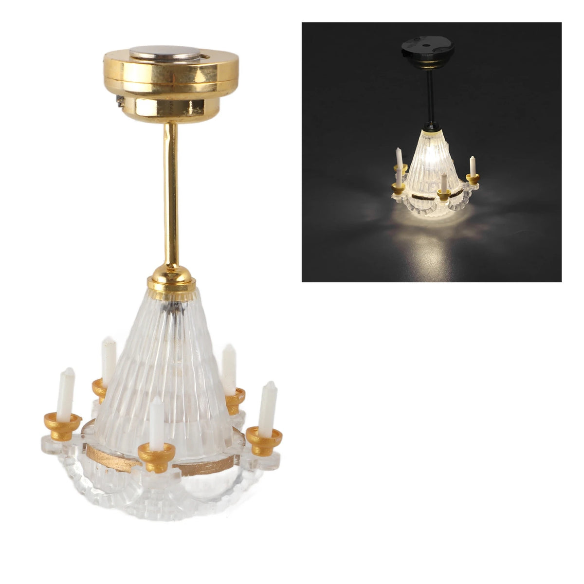 lampe suspension or transparent rétro gravée bougies vintage gravé