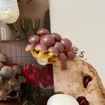 aimants réfrigérateur forme champignon couleur rouge noir blanc marron clair texture naturelle réaliste opaques
