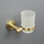 accessoires salle bain doré porte savon porte serviette barre verticale barre horizontale porte verre