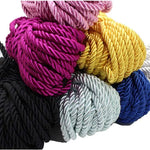 corde torsadée polyester 5mm décoration artisanale textile maison bricolage moderne