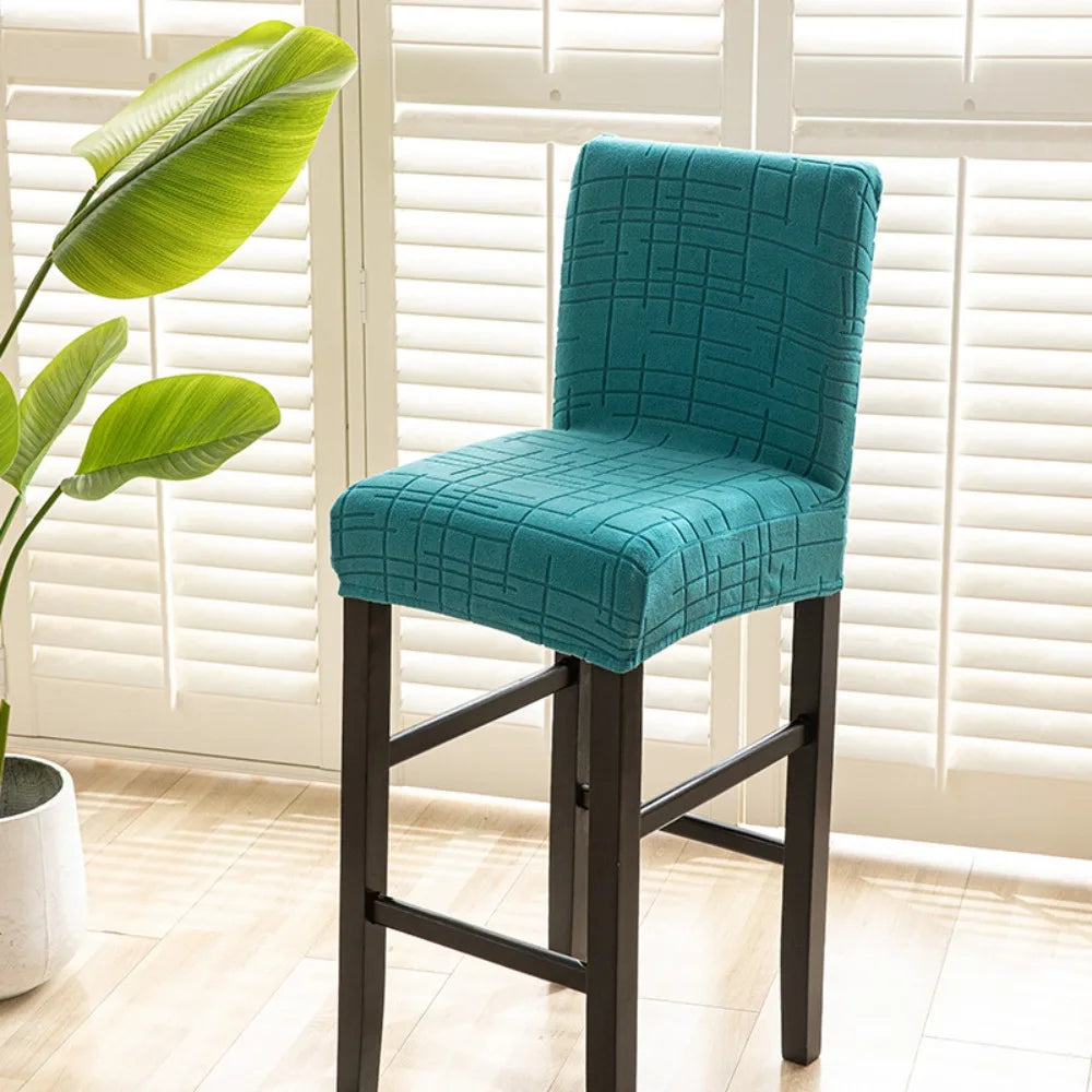 housses chaise carreaux vert gris moderne adhésif extérieur mariage opaques polyester coton adjustable