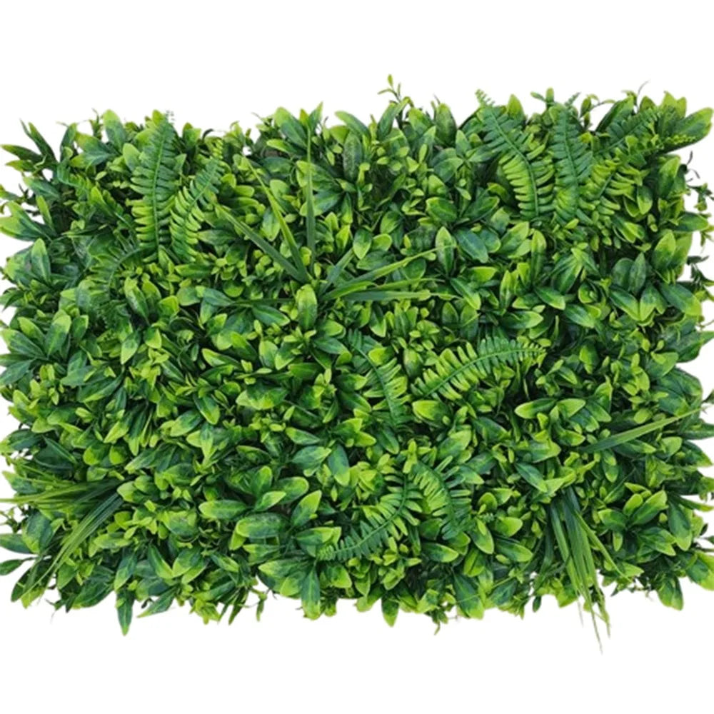 panneaux murals gazon artificiel uv résistant forme carrée couleur verte intimité extérieur moderne naturel