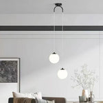 suspension lumineuse pendentif verre blanc structure dorée éclairage moderne chambre étude