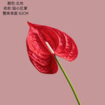 fleurs artificielles rouge rose blanc vert feuilles brillantes décoration moderne élégante intérieur maison