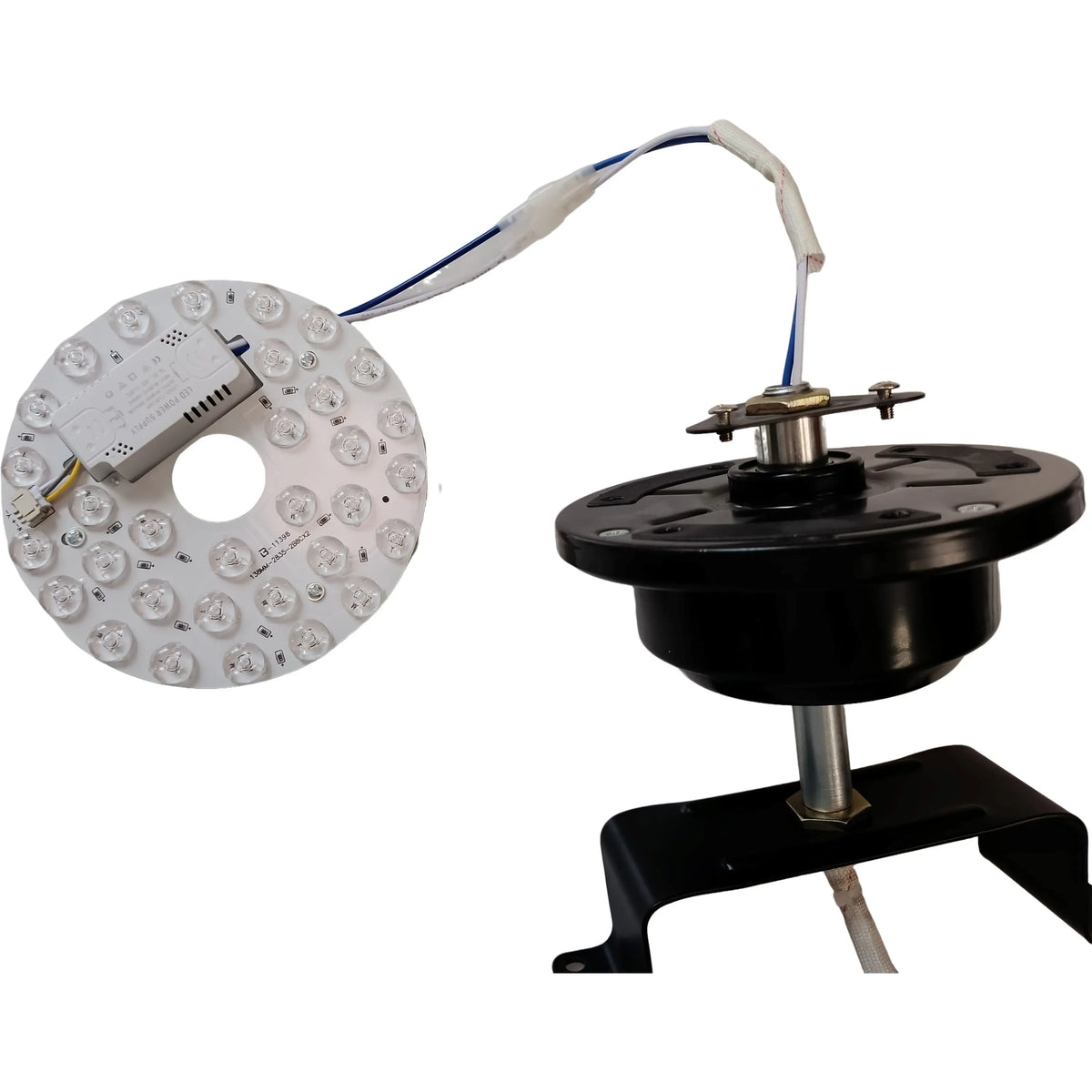 éclairage led moderne plaque circulaire blanc diodes économie energie facile 85 265v abs
