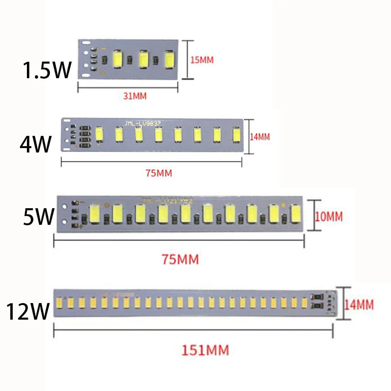 bande led blanc moderne points lumineux 5w 4w 12w opaques connecteurs