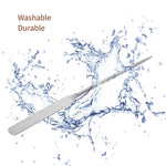 spatule maquillage acier inoxydable argenté moderne lisse brillante outils cosmétiques minimaliste qualité professionnelle durable