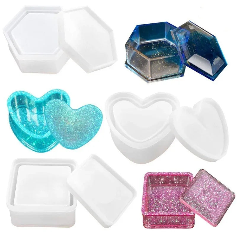 moules bijoux silicone blanc bleu rose violet vert brillants modernes boutons boucles doreilles set