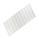 grille led blanc moderne 810mm 11 leds rétro éclairage télévision fixations invisibles kit 20pcs
