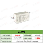 pilote led driver alimentation 120v 240v 3w 18w 300ma 600ma isolation industrielle ccc sécurité