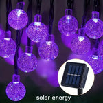 guirlande lumineuse solaire translucides multicolore violet rouge vert bleu jaune blanc chaud clips modernes