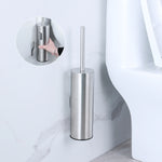 brosse wc inoxydable moderne blanche noire argent or support mural pieds