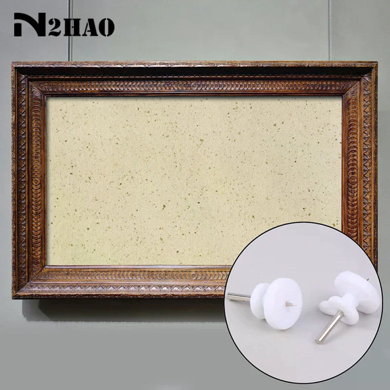 clous tableau blanc classique adhésifs accrocher cadres photos travaux bois maison 50pcs