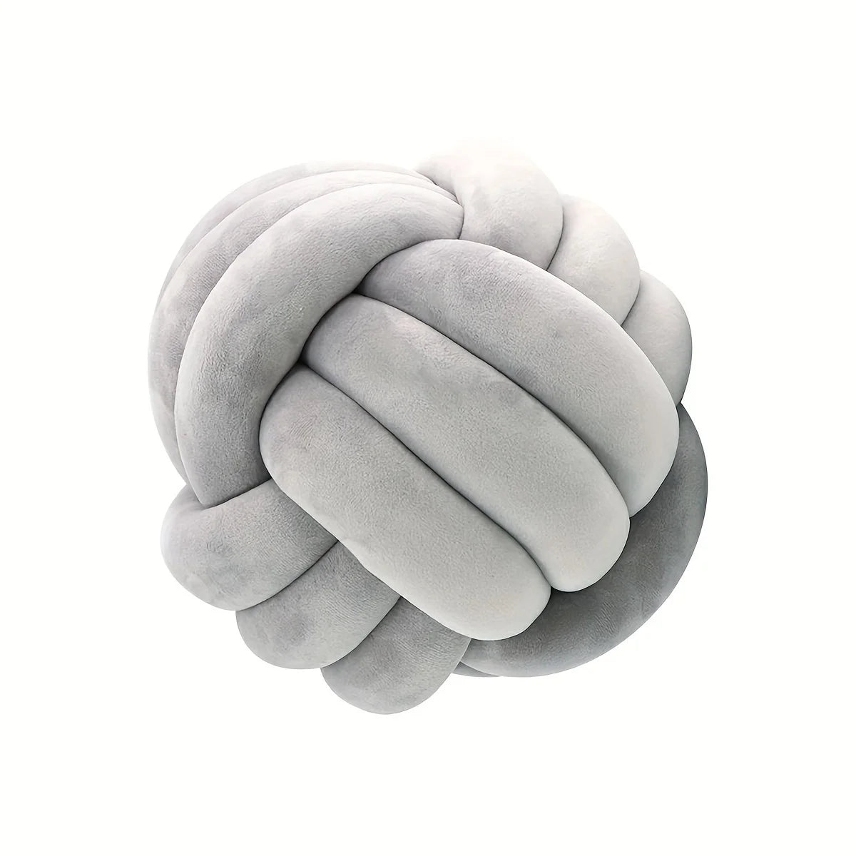 coussin décoratif velours noué moderne couleur gris rose bleu opalescent