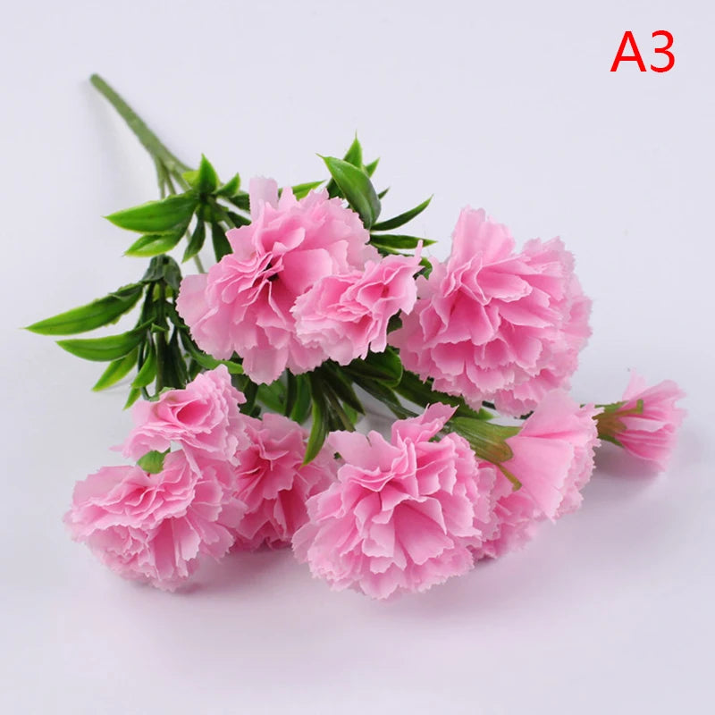 décoration extérieure moderne bouquet fleurs artificielles jaune rose rouge violet blanc simple minimaliste