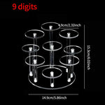 présentoir transparent moderne adhésif support rond supports circulaires figurines bouteilles vernis