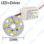ampoule assemblez soi même led driver plaque 3w blanc neutre 32mm 40mm ac85265v