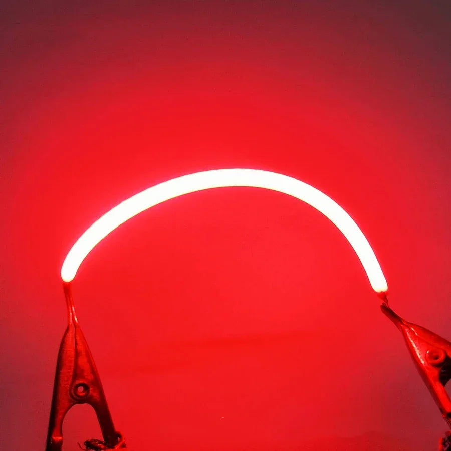 décoration lumière flexible filament led 300mm jaune moderne clips festive