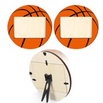 cadres photo moderne basketball orange clips 4x6 noir bois sportifs