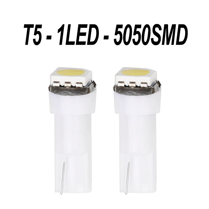 ampoules led instrumentation tableau bord voiture 12v petit blanc rouge vert jaune noir