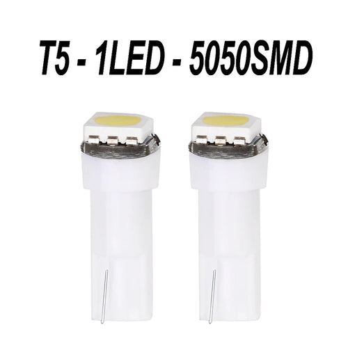 ampoules led instrumentation tableau bord voiture 12v petit blanc rouge vert jaune noir