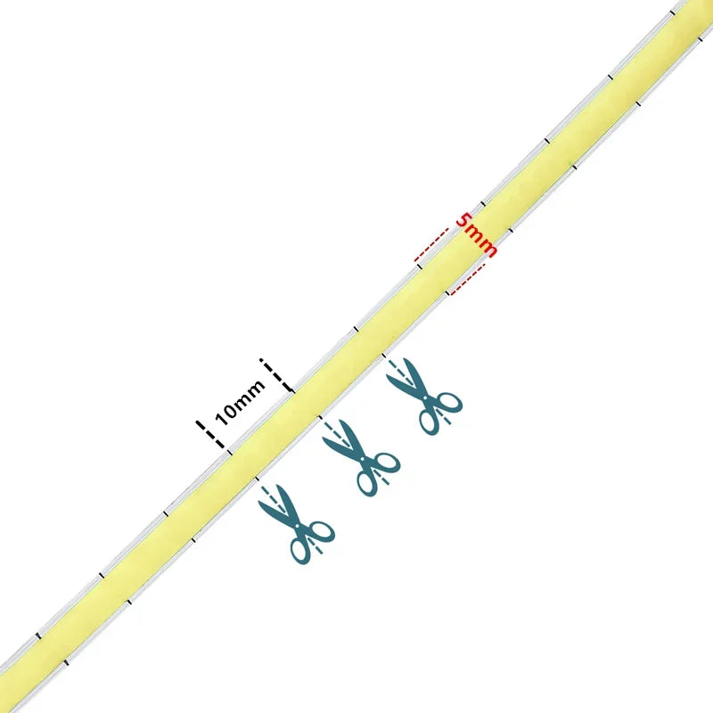 ruban led rayures horizontales vert bleu jaune 3000k 4000k 6000k adhésif moderne 5m 12v