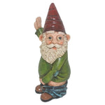 statuette gnome blanc laine lisse résine décor jardin américain traditionnelleextérieurintérieur handpainting cadeau anniversaire