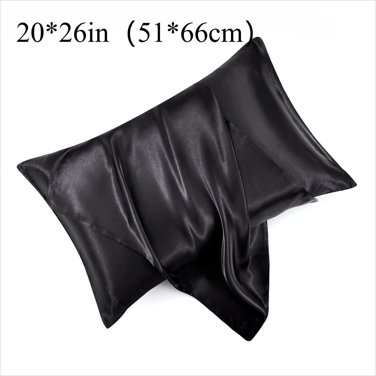 taies d'oreiller satinées anti allergiques polyester lave machine fermeture enveloppe douces peau couleur blanche