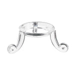 support transparent acrylique boule verre clip base décoration maison vintage ornemental